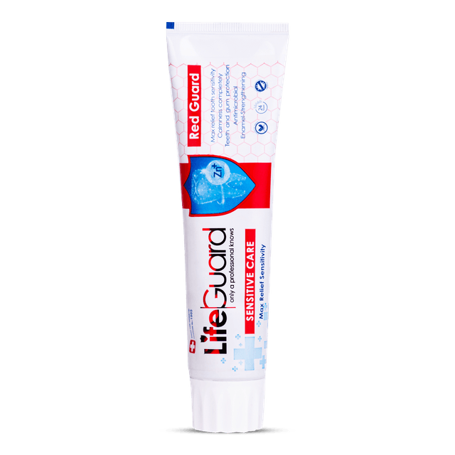 خمیر دندان حساس (Red Guard) برند لایف گارد با حجم 120 گرم - Image 3